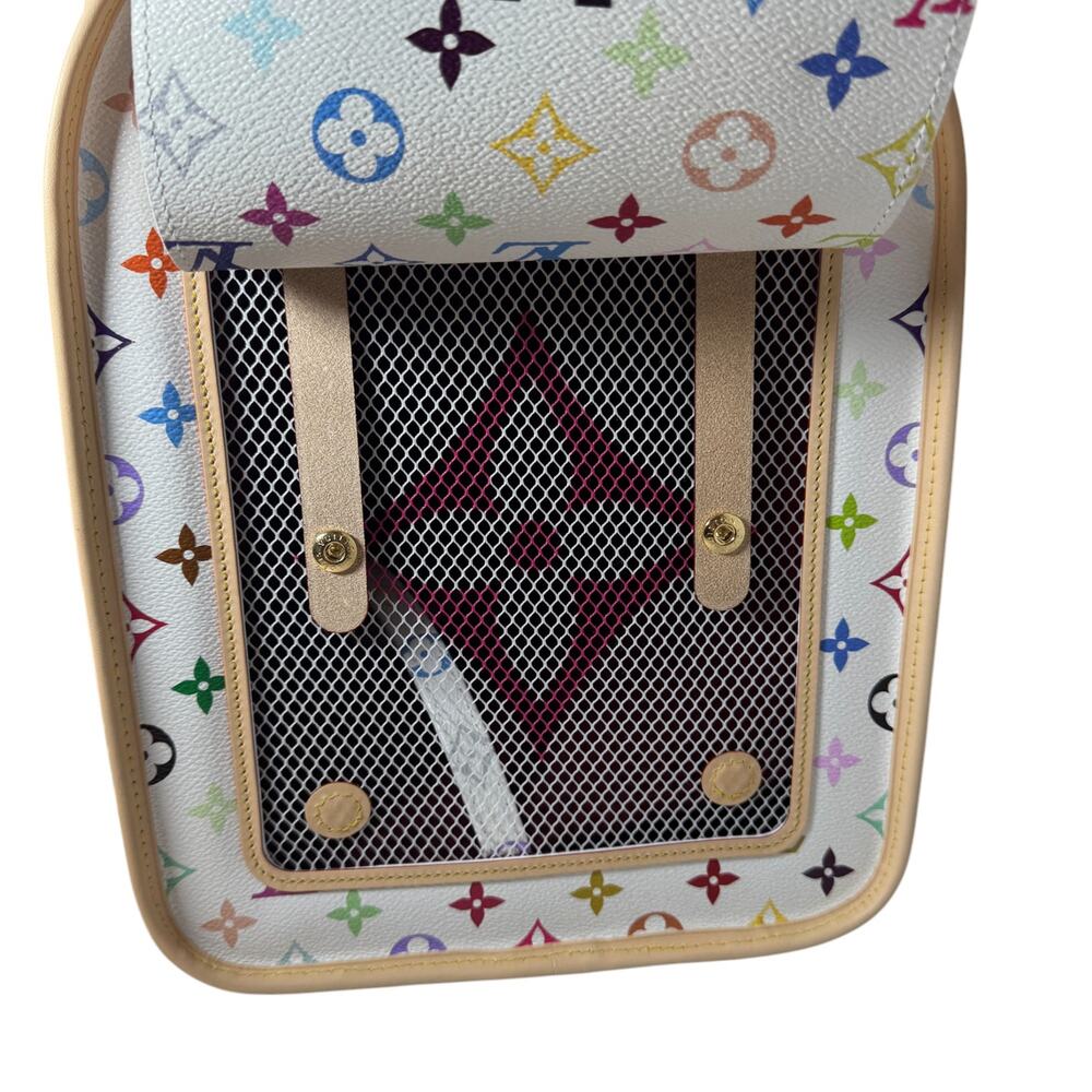 Louis Vuitton Murakami Dog Bag Multicolor Sac Chien Monogram LV x TM New 2025 - Picture 3 of 16